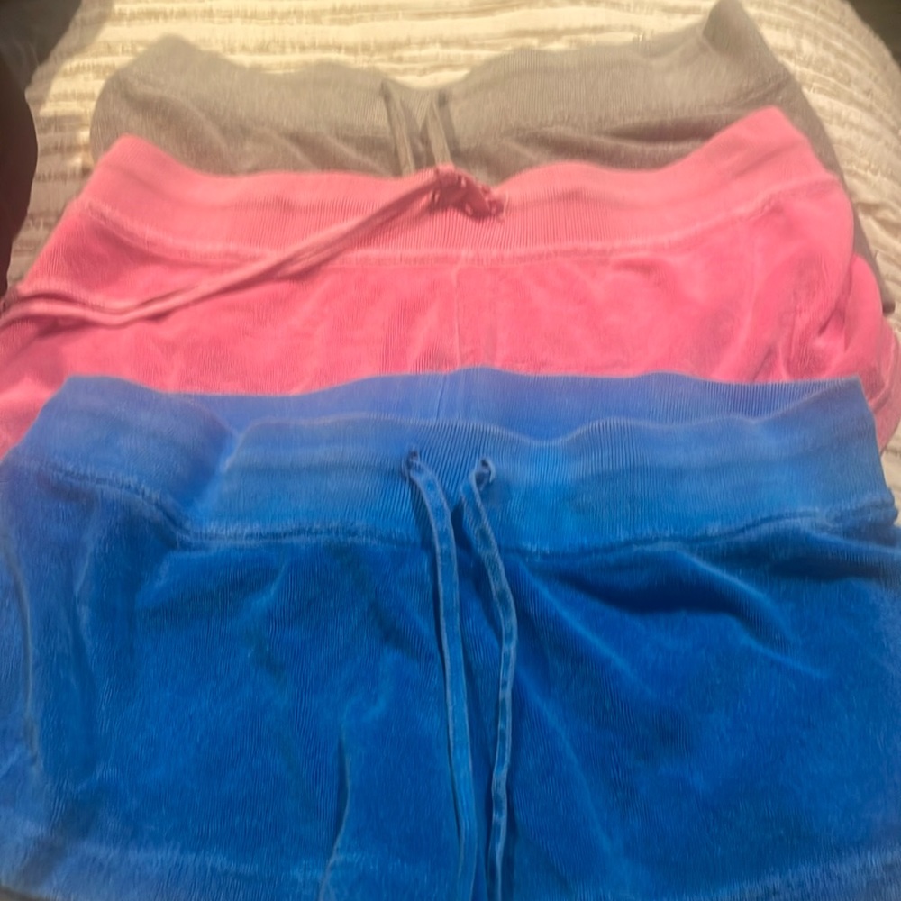 3 pairs of Hard Tail terry shorts